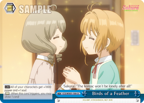 Birds of a Feather CCS/WX01-100
