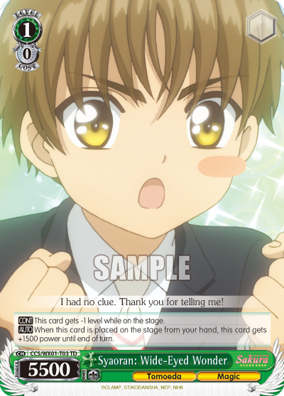 Syaoran: Wide-Eyed Wonder