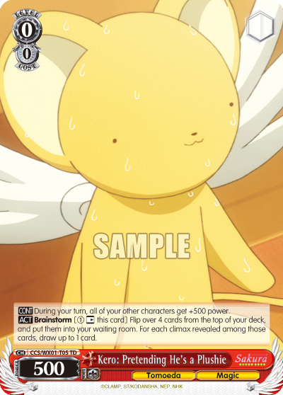 Kero: Pretending He's a Plushie