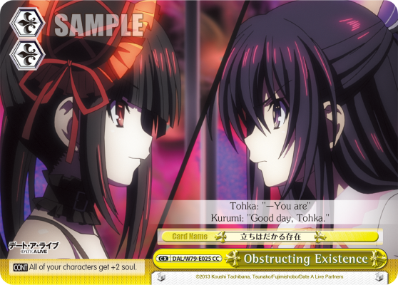 Obstructing Existence