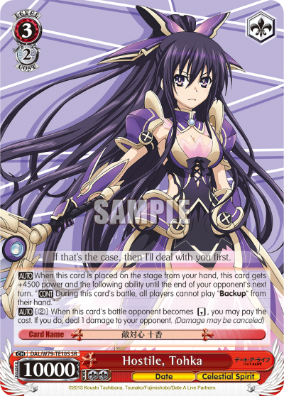 Hostile, Tohka