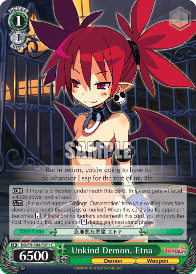 Unkind Demon, Etna