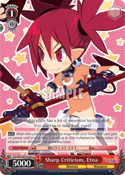 Sharp Criticism, Etna