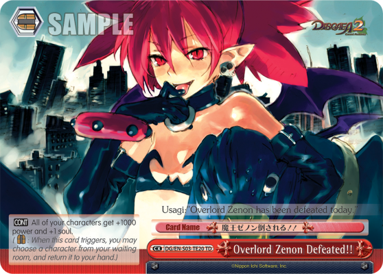 Overlord Zenon Defeated!!