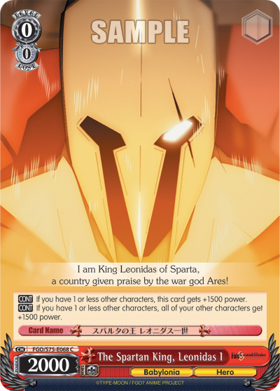 The Spartan King, Leonidas I