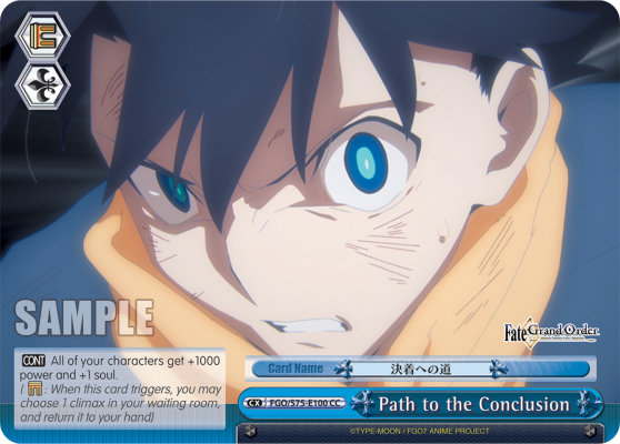 Path to the Conclusion FGO/S75-E100