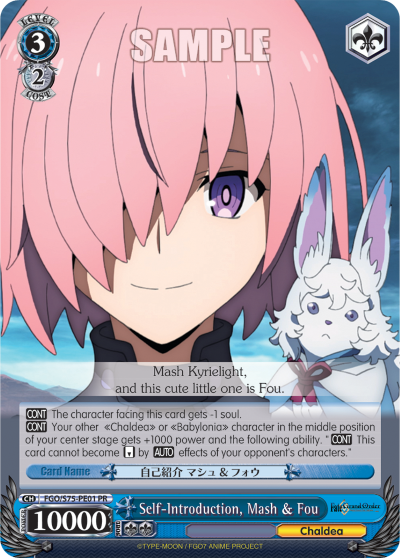 Self-Introduction, Mash & Fou