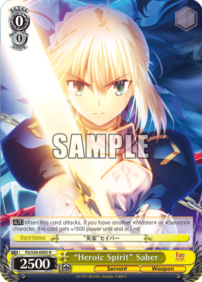 "Heroic Spirit" Saber
