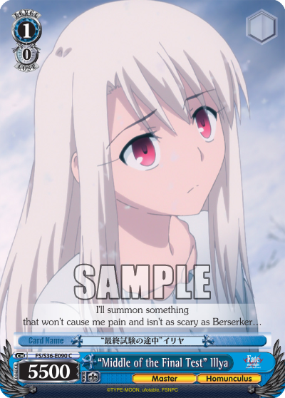 “Middle of the Final Test” Illya