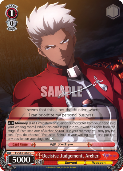 Decisive Judgement, Archer
