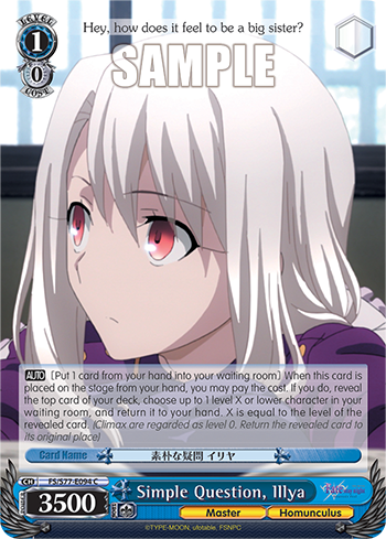 Simple Question, Illya FS/S77-E094