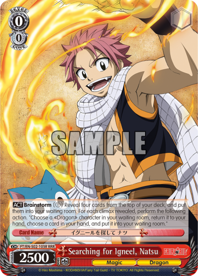 Searching for Igneel, Natsu FT/EN-S02-103R