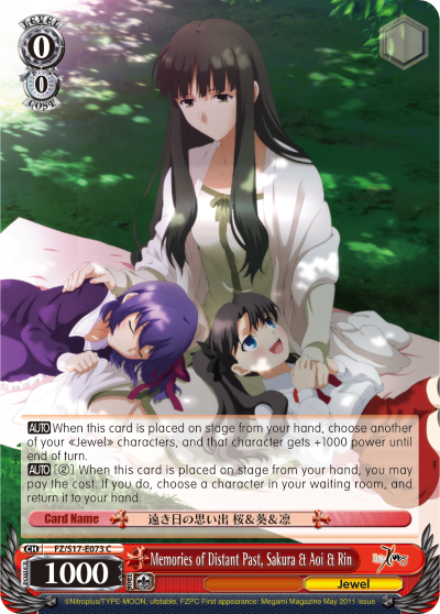 Memories of Distant Past, Sakura & Aoi & Rin