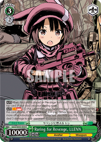 Raring for Revenge, LLENN decoding=