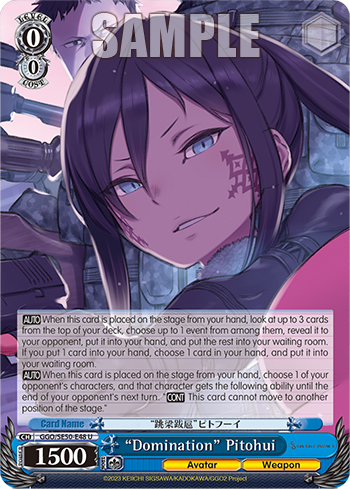 “Domination” Pitohui
