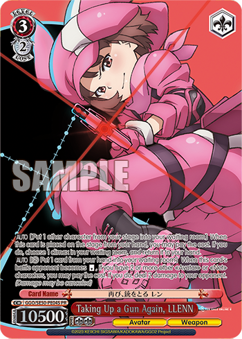 Taking Up a Gun Again, LLENN GGO/SE50-PE04S