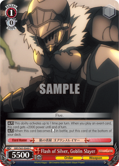 Flash of Silver, Goblin Slayer