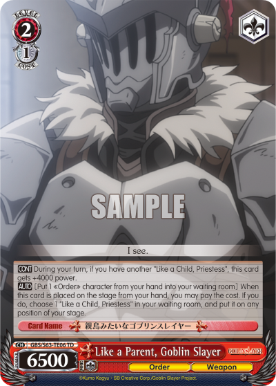 Like a Parent, Goblin Slayer