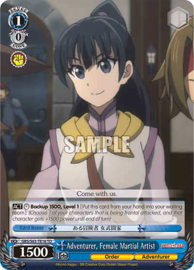 Adventurer, Female Martial Artist