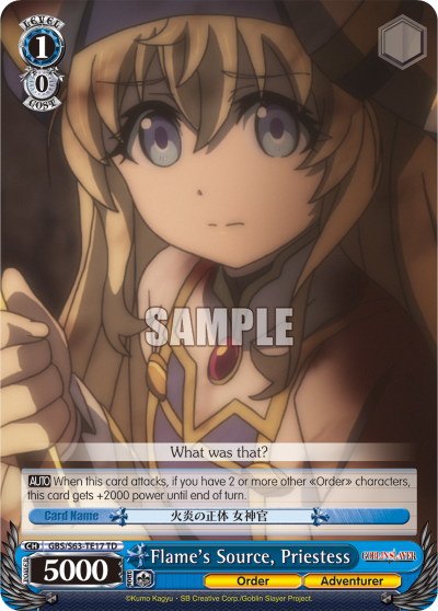 Flame's Source, Priestess