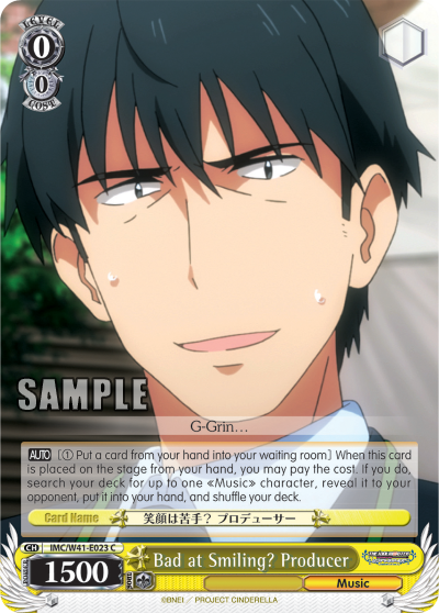 Bad at Smiling? Producer