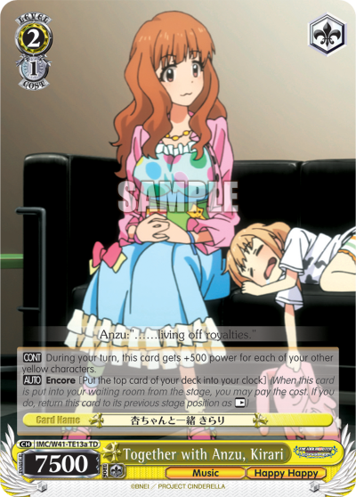 Together with Anzu, Kirari