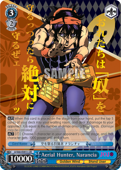 Aerial Hunter, Narancia JJ/S66-E081J