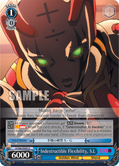 Indestructible Flexibility, S.L JJ/S66-E085