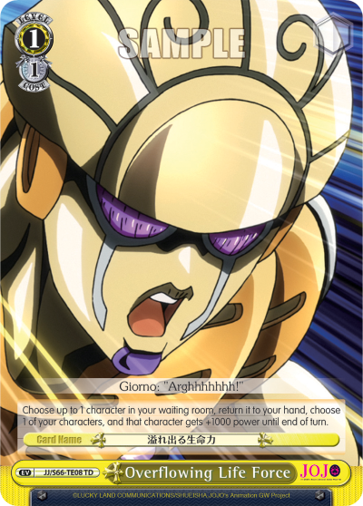 Overflowing Life Force