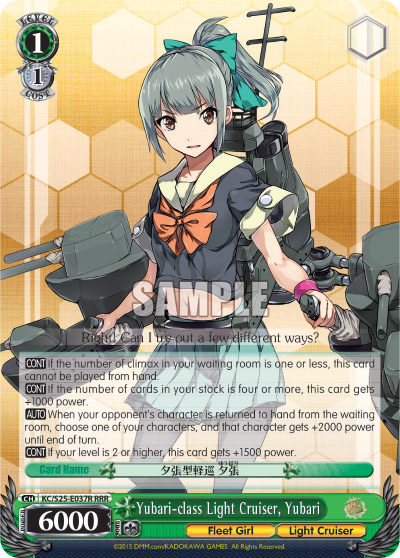 Yubari-class Light Cruiser, Yubari