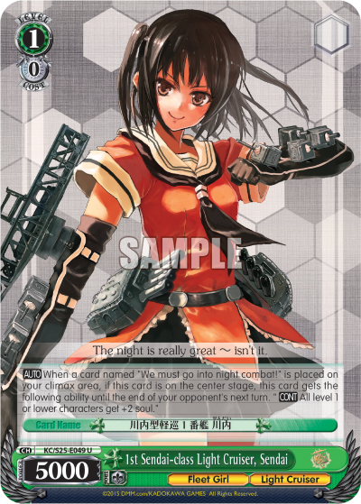 1st Sendai-class Light Cruiser, Sendai