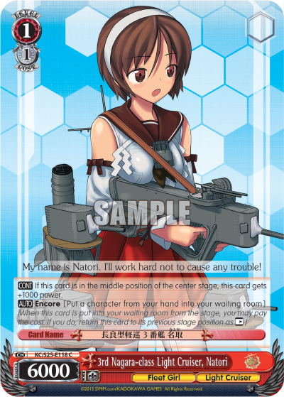3rd Nagara-class Light Cruiser, Natori KC/S25-E118