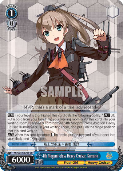 4th Mogami-class Heavy Cruiser, Kumano KC/S25-E130S