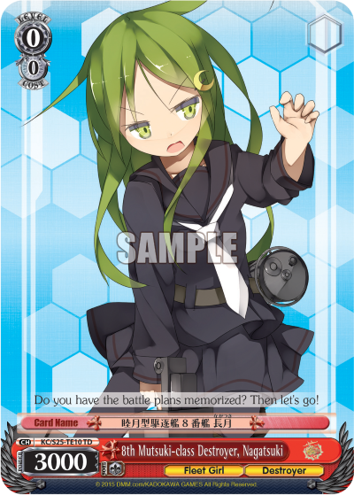 8th Mutsuki-class Destroyer, Nagatsuki