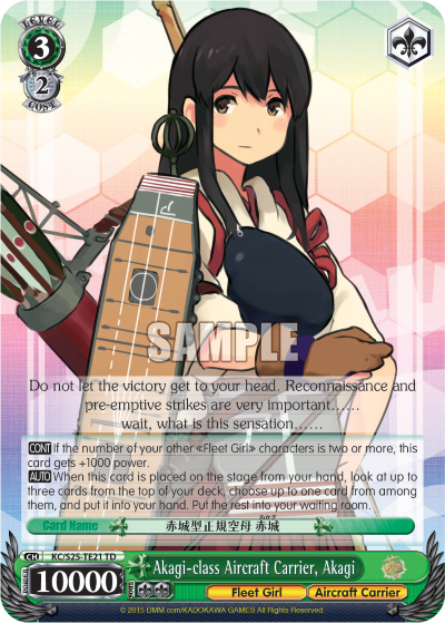 Akagi-class Aircraft Carrier, Akagi