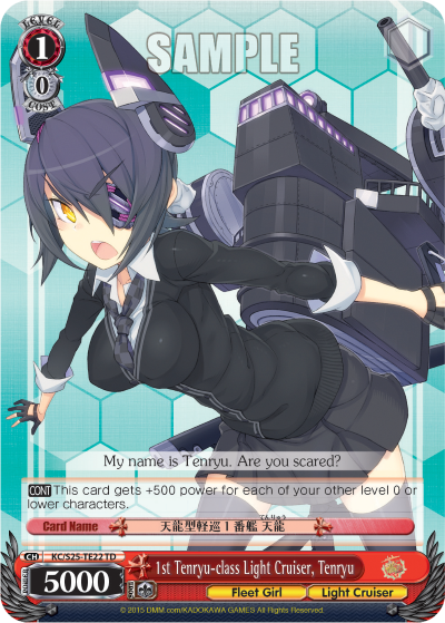 1st Tenryu-class Light Cruiser, Tenryu