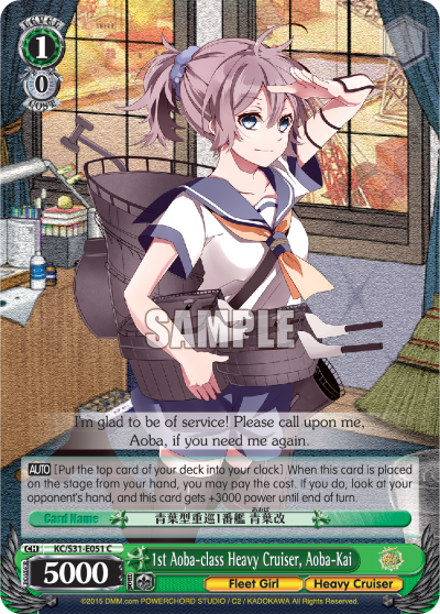 1st Aoba-class Heavy Cruiser, Aoba-Kai