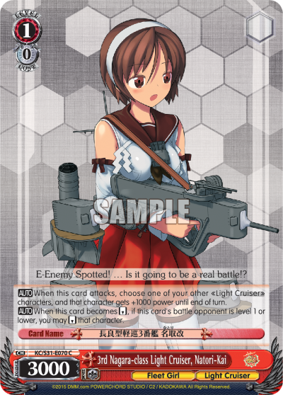 3rd Nagara-class Light Cruiser, Natori-Kai