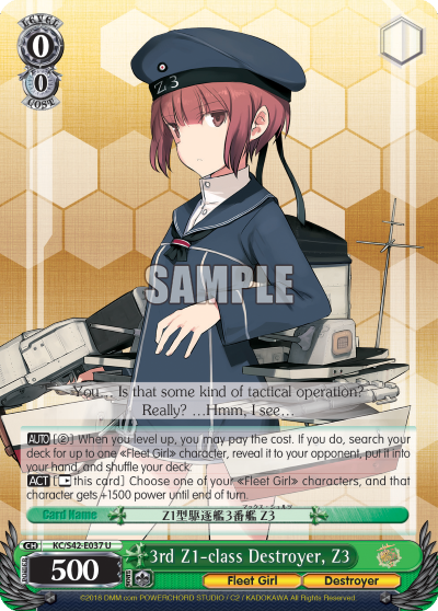 3rd Z1-class Destroyer, Z3