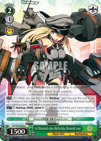 1st Bismarck-class Battleship, Bismarck zwei