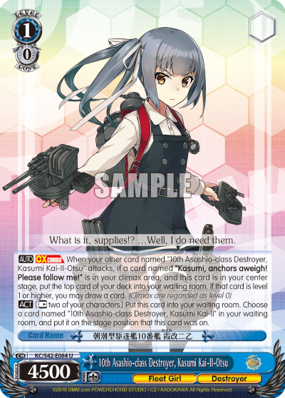 10th Asashio-class Destroyer, Kasumi Kai-II-Otsu