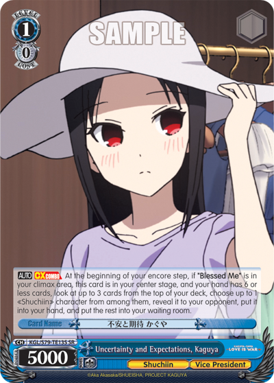 Uncertainty and Expectations, Kaguya