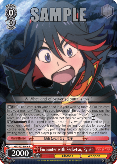 Encounter with Senketsu, Ryuko