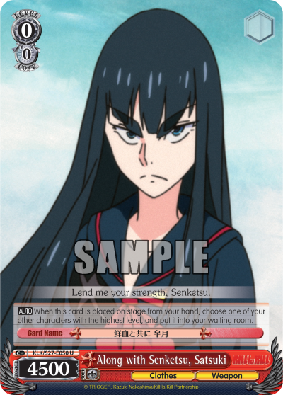Along with Senketsu, Satsuki