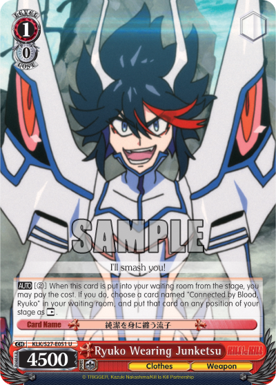 Ryuko Wearing Junketsu