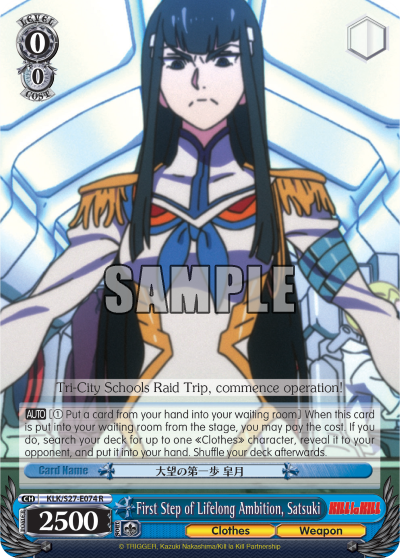 First Step of Lifelong Ambition, Satsuki