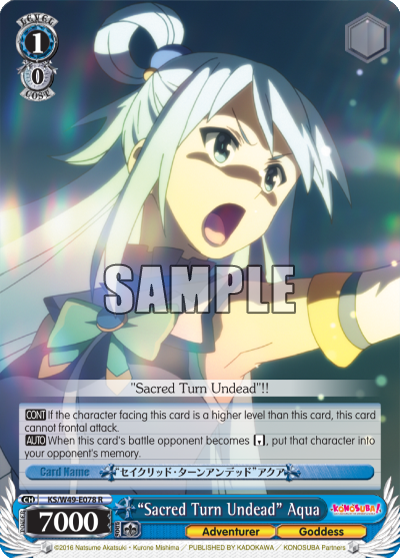 “Sacred Turn Undead” Aqua