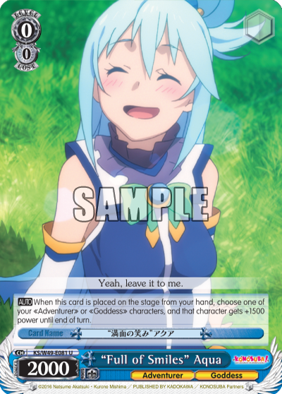 “Full of Smiles” Aqua