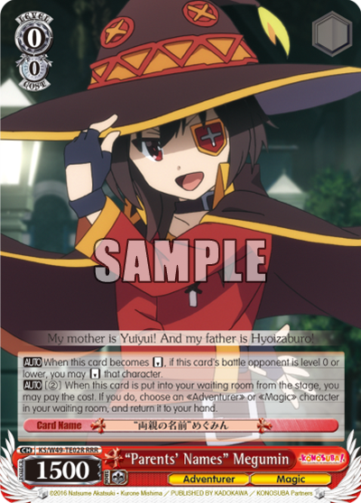 “Parents' Names” Megumin decoding=