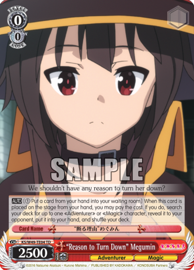 “Reason to Turn Down” Megumin decoding=
